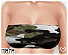 ✰ camo tube top
