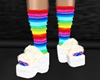 Colorful Platform + Sock