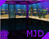 purple aquarium room