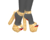 Anim. Gold Glitz Red B