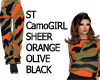 ST CamoGIRL SHEER ORANGE