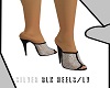 LV/Silver Blk Heels