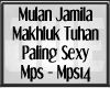 Makhluk Plg Sexy MPS14