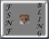 Fox Bling Sticker