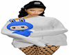 Cozy Blue Bubu Sweater