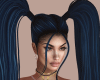 xTeBLACK&BLUE HAIR