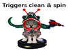 Xmas Alien Vacuum Cat
