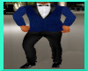 full suit blue with shoe