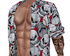 Skulls Open Shirt (M)