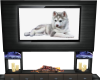 Baby Wolf TV & Fireplace