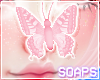 +Nose Butterfly Pink