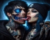 B-Horror Couple Cutout 2