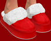 Xmas Slippers Red