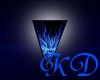 [KD] Dragon Sconce Blue