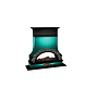 Black&Teal Fire Place