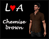 LeA Chemise Brown