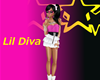Lil Diva Pink & Whitie