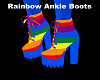 Rainbow Ankle Boots