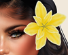 Hair Flower Yellow