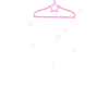 pink star hanger ☆