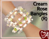 .a Cream Rose Bangles R