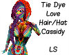 Tie Dye Hair/Hat Cassidy
