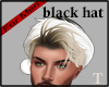 Santa hat black - blonde