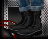 [E] black modern boots