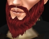 Beard short - red
