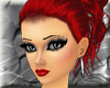 K red hair bowknot