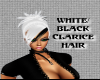 White/Black Clarice Hair