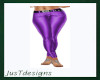 JT Satin Jeans in Purple