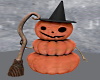 Halloween Pumpkins/Broom