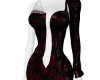 JH| Flower Dress Wine