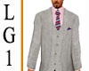 LG1 Gray & Pink Suit