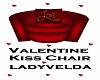 Valentine Kiss Chair Red