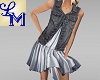 !LM Denim & Silver Dress