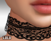 Lu| Blk Lace Choker