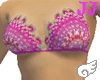 Pink lace bikini set