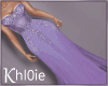 K zina purple gown