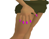 Neon Pink Nails
