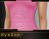 ! PINK LATEX DRESS RLL