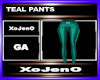 TEAL PANTS