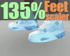 Feet 135% scaler