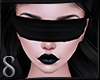 -S- Goth Blindfold Blood