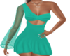 Teal Green Flirty Dress
