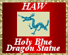 Holy Blue Dragon Statue