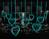 Teal Heart Decoration