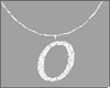 Letter O Necklace - F -