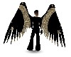 Black/golden arch wings